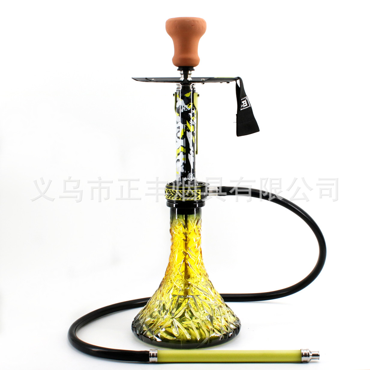 跨境电商源头厂家新款俄罗斯不锈钢赛车水烟壶套装elbomber hooka