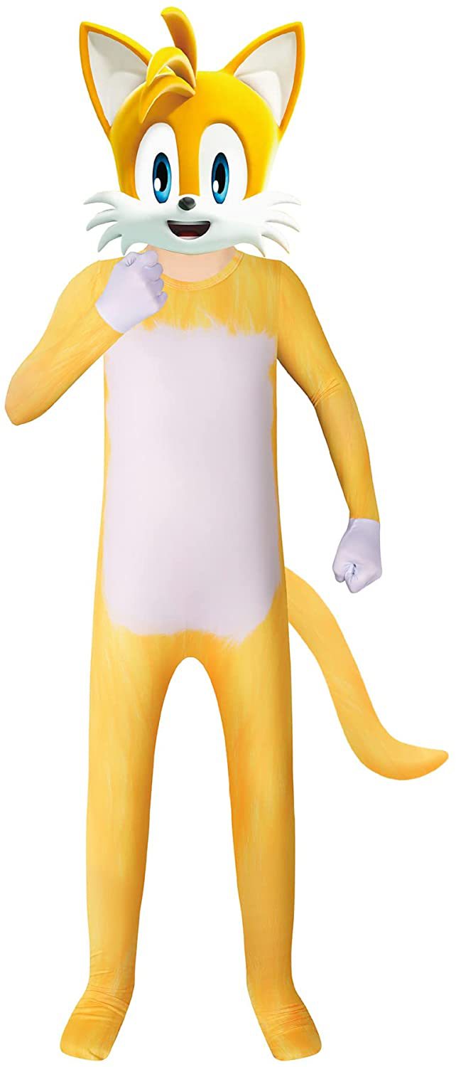 sonic the hedgehog刺猬索尼克cosplay服连体衣套装带帽子 派对