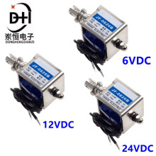 JF-0826B贯穿框架推拉式直流电磁铁DC12V24V6v行程10mm吸力150g