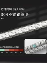 4分304不锈钢编织双头20进出管冷热水龙头热水器角阀马桶进水软管