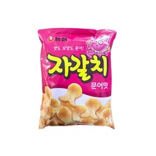 韩国农心章鱼片90g章鱼形盐烤虾条虾片休闲零食品