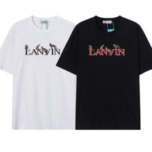 外贸潮牌Lanvin Gallery Dept浪凡明星联名同款男女休闲百搭短袖T