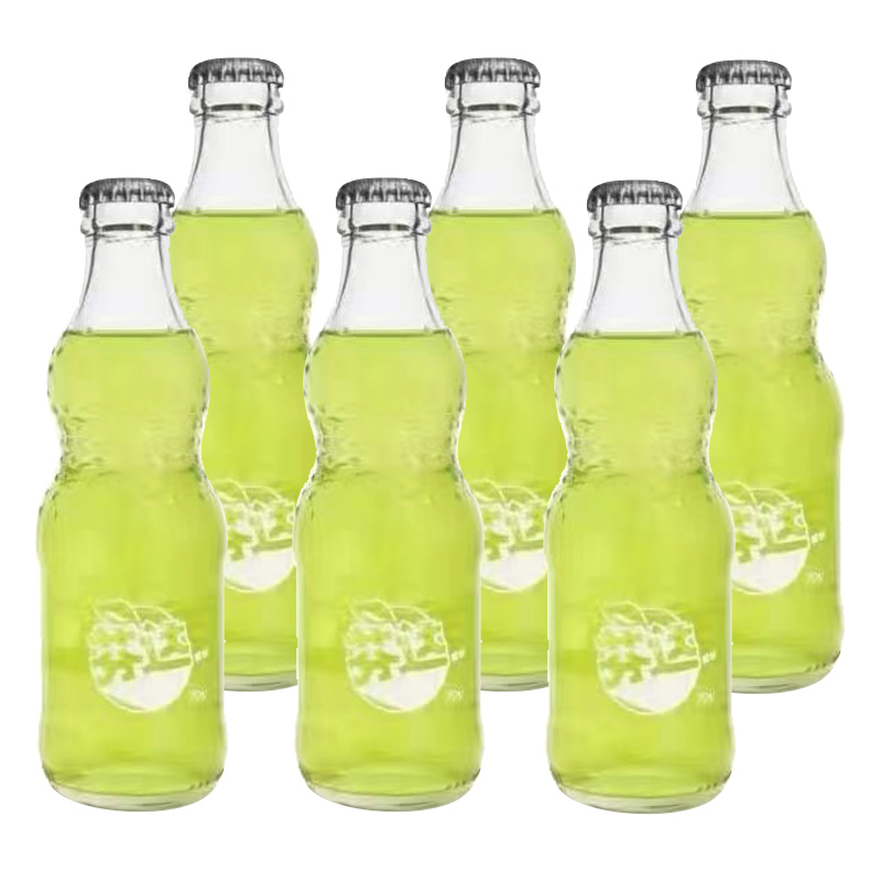 可口可乐雪碧苹果芬达味200ml*6玻璃瓶装 碳酸饮料
