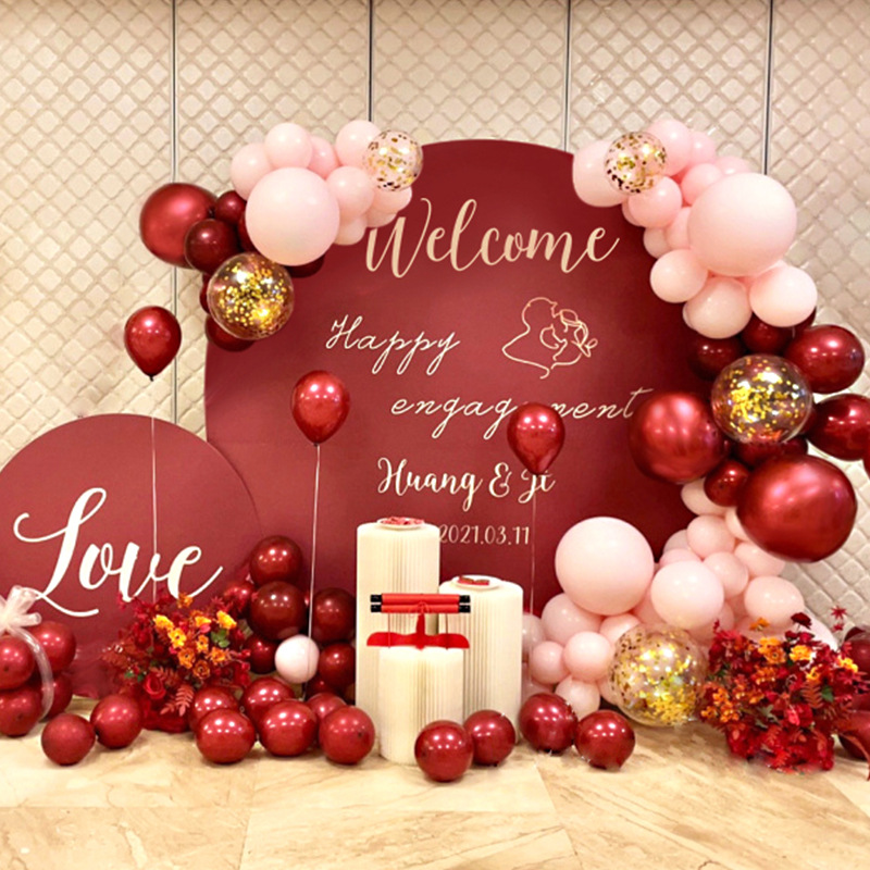 婚礼背景墙布置签到台气氛大全结婚背景墙婚庆现场酒店kt板套餐