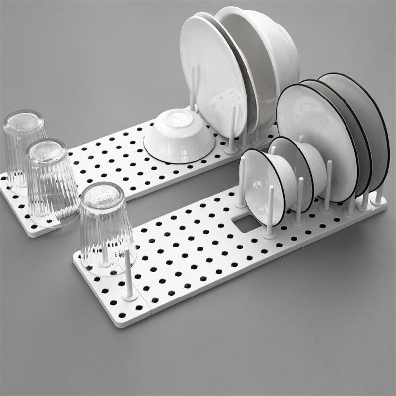 放碗架沥水洗碗池厨房碗盘碟架可伸缩分隔抽屉收纳架子盘复-阿里巴巴