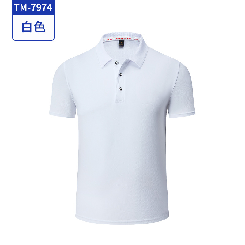 Short Sleeve Collar Work Clothes Custom Logo Activity Quick-Drying Polo Advertising T-shirt Work Wear T-shirt Custom Printing