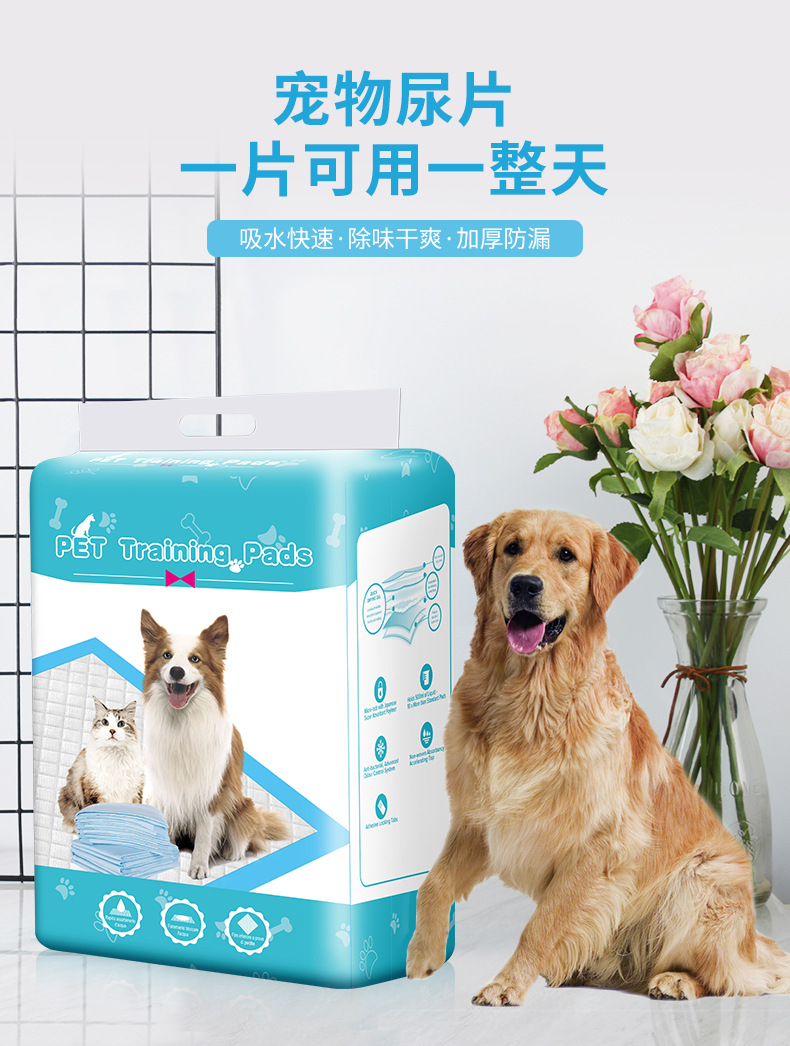 现货批发宠物狗尿片 加厚一次性100片狗狗尿垫吸水尿不湿狗纸尿垫