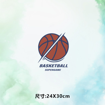 高级烫画图案新款basket篮球烫画贴印花衣服热转印白墨布贴-阿里巴巴