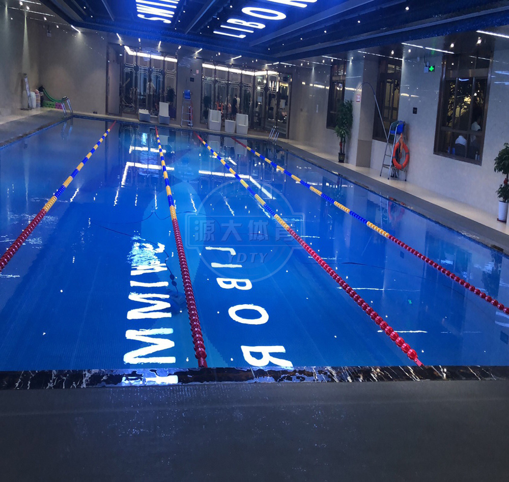 源大游泳池泳道线12cm 15cm六菱形比赛分道线消波阻浪分隔水线