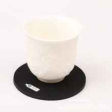 RPET毛毡杯垫酒吧咖啡厅高档杯垫HEACH认证毛毡杯垫5mm厚度杯垫无