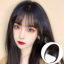 漫画刘海假发女假刘海真发头接发片无痕刘海假发片一片式厂家批发