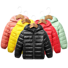 2020 Autumn Winter Hooded Children Down Jackets For Girls Ca