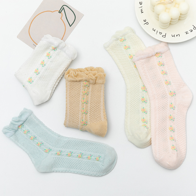 Maternity Socks Spring and Summer Thin Cotton Socks Width Socks with Non-Binding Top Not Feel Tight with Feet Pregnant Women Postpartum Maternity Socks Summer Breathable Women's Socks