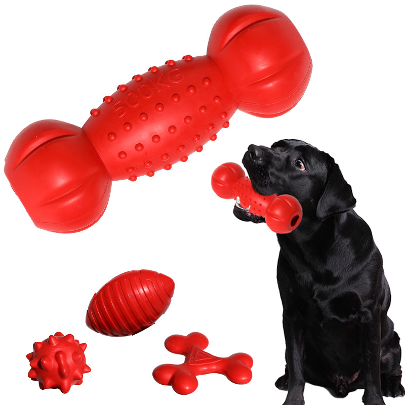 Amazon Hot Dog Toy Ball Nibbling Molar Rod TPR Pet Toy Training Throwing Dog Flying