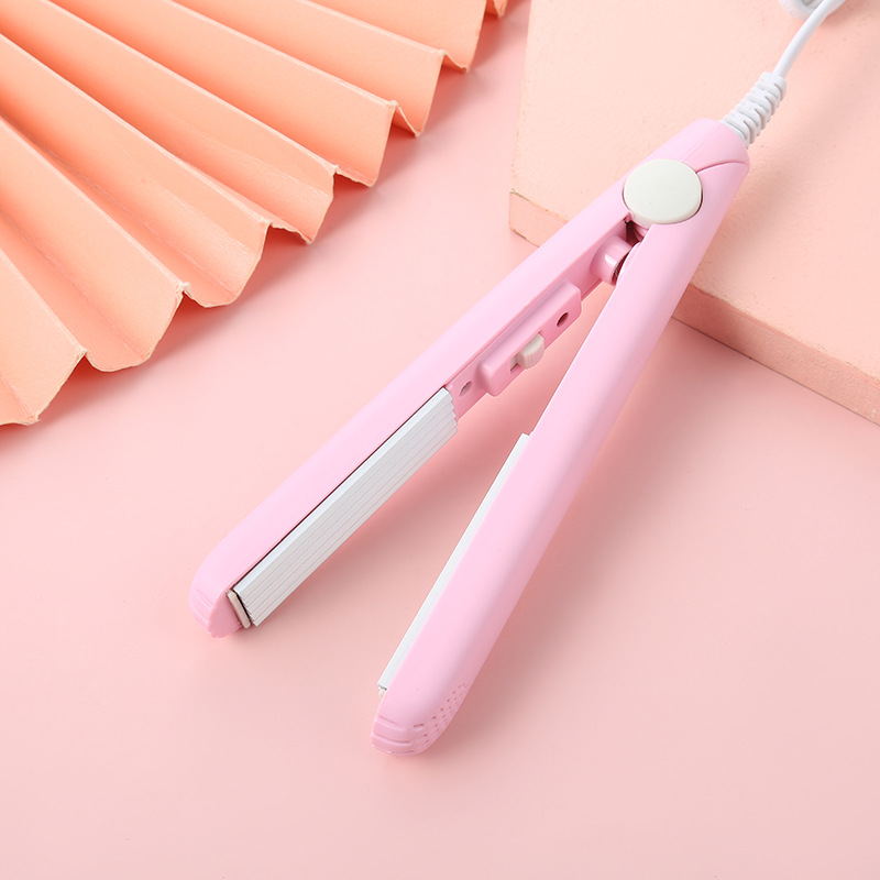 Hair Styling Iron Hair Straightener Student Mini Female Small Electric Hair Straightener Hair Curler and Straightener Dual-Use Bangs Hair Straightener and Curler Factory Direct Sales