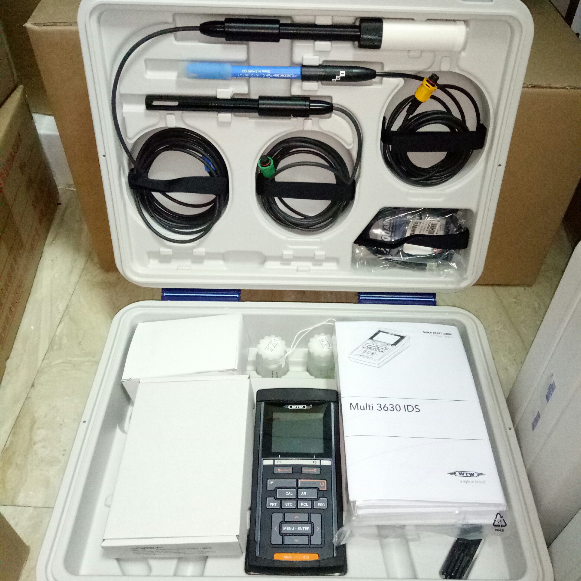 德国wtw水质分析仪multi3630ids手持式ph/溶解氧电导率测试仪正品