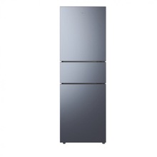 美的236升家用电小冰箱三开门小型冰箱风冷无霜BCD-236WTM(E)