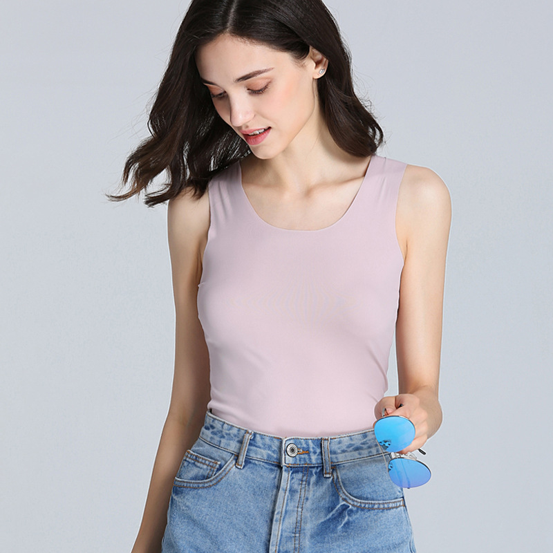 奥薇姿锦纶速干背心弹力女士背心针织背心出差备吊带背心女生背心