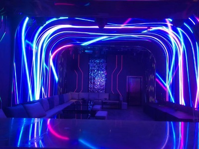 酒吧清吧ktv氛围声控感应可编程led12v灯带条ws2812b幻彩5050跑马