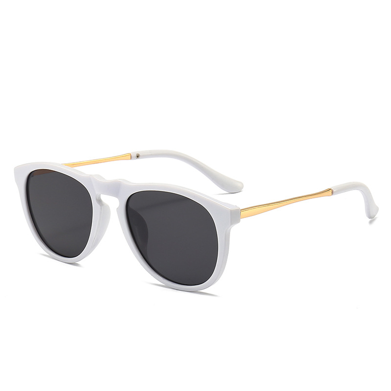 New European and American Fashion Sunglasses Online Influencer Fashion Metal Sunglasses Stylish Large Frame All-Match Cross-Border Foreign Trade Sunglasses
