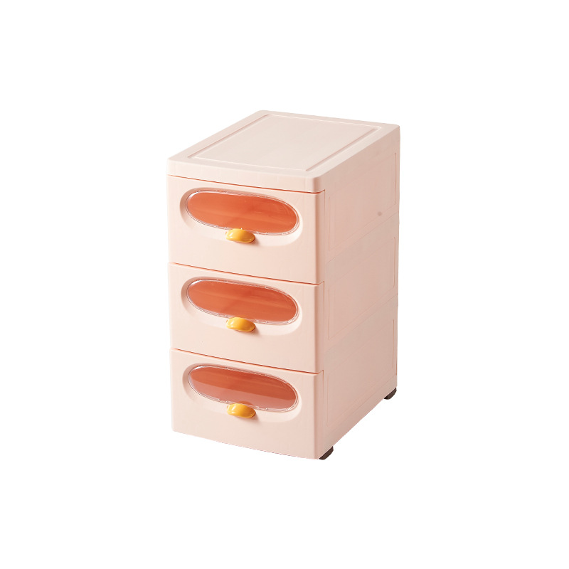 Storage Cabinet Small Yellow Duck Snack Locker Multi-Layer Children's Bedroom Bedside Toy Storage Household