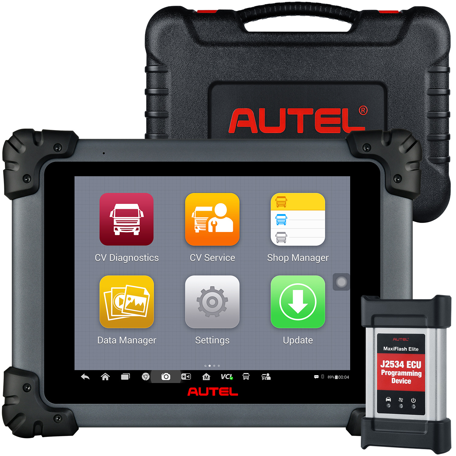 autel道通ms908cv智能全系统汽车诊断仪支持24v柴油重型卡车