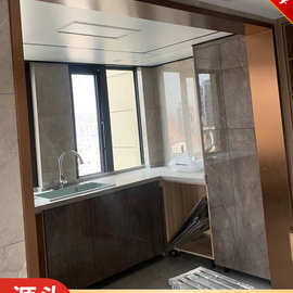 304不锈钢门套黑钛哑光窗套包边装饰线条极窄阳台垭口门框金属条