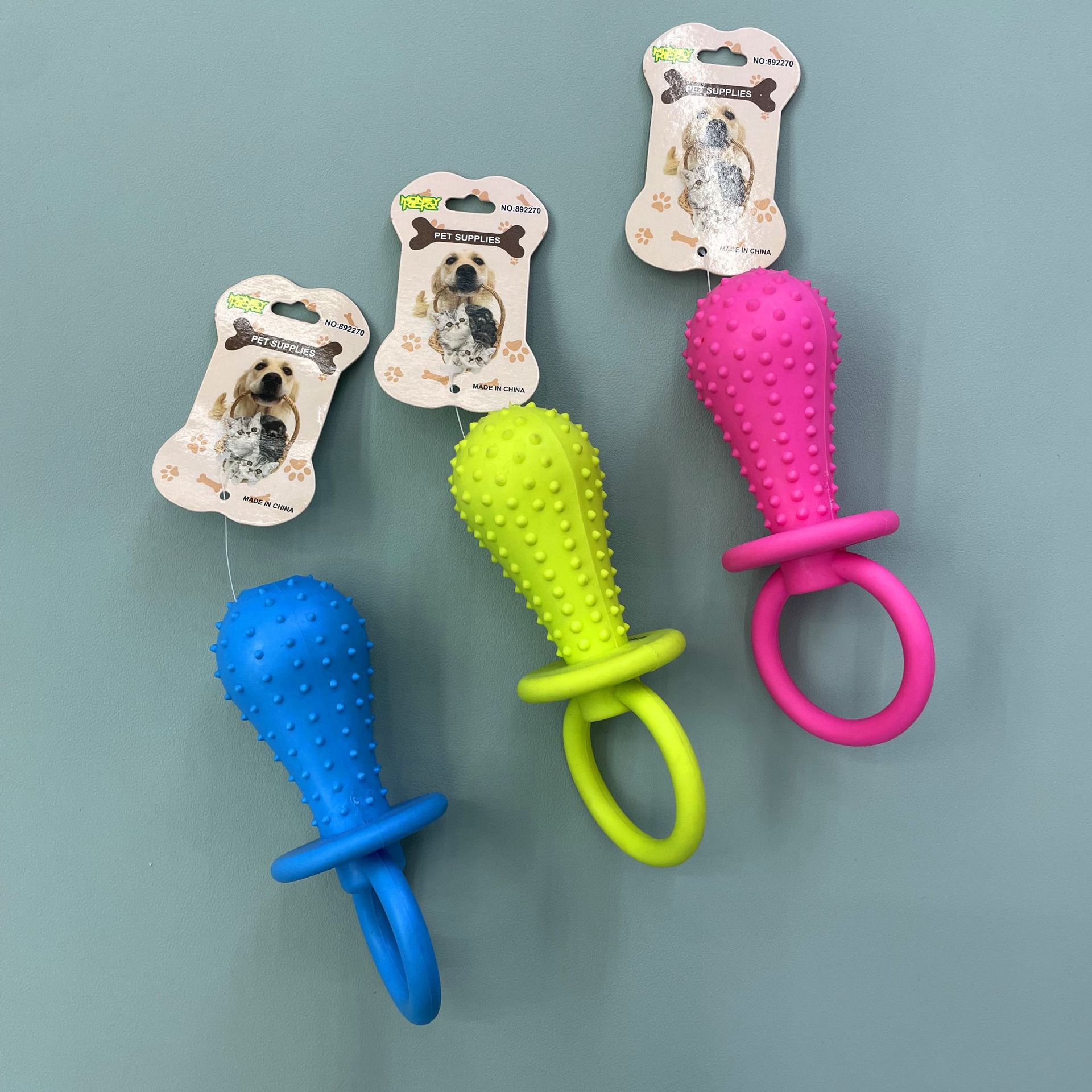 Pet TPR Rubber Pet Toys Large Nipple Bite-Resistant Puppy Molar Teeth Bite-Resistant Safe and Environmentally Friendly