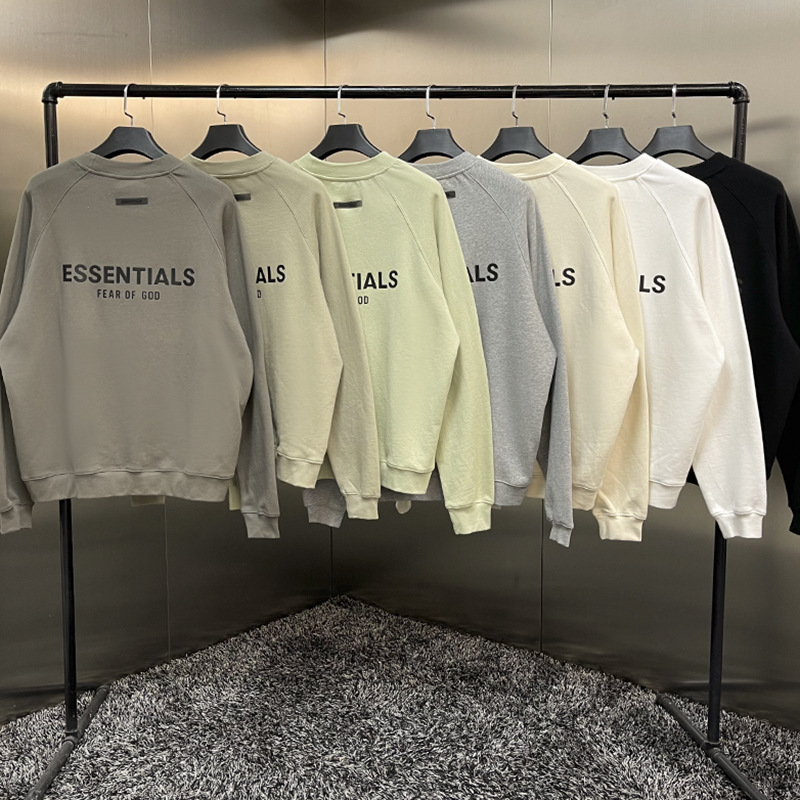 fog复线essentials 后背硅胶印花圆领卫衣宽松高街美式小众潮牌in