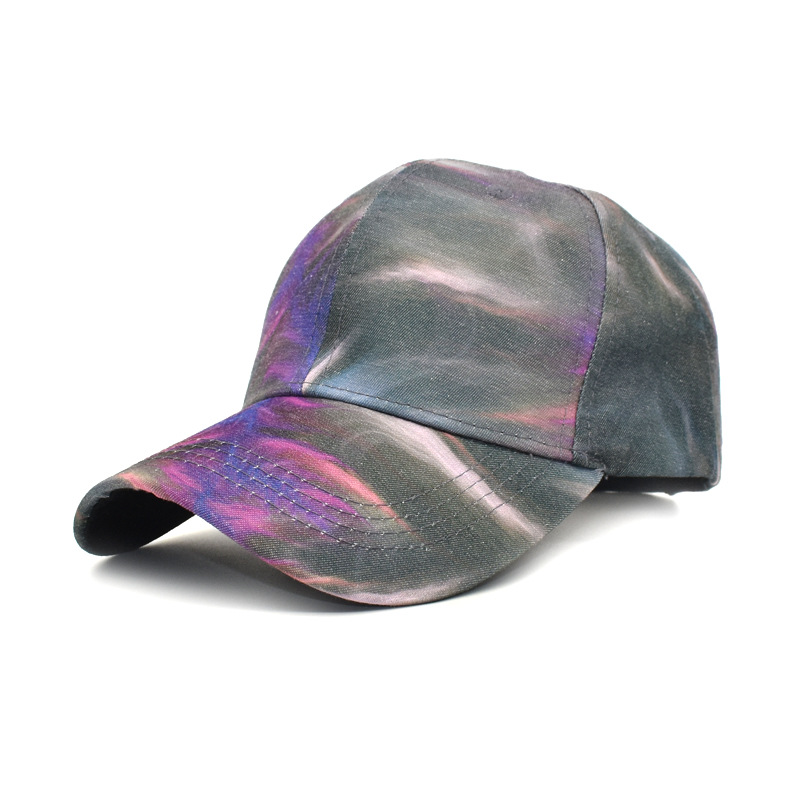 Foreign Trade Spring and Autumn Ladies New Tie-Dyed Baseball Cap Cross-Border Outdoor Travel Hat Embroidered Peaked Cap Sun Hat