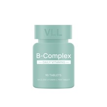 美国进口VLL美国复合维生素b族多种vb维生素 b2 b6b12生物素90粒