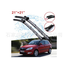 亚马逊汽车刮水器适用斯柯达fabia 2 5J 2007?2014前雨刷雨刮片