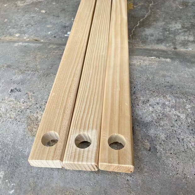 新款定制钻孔平板成品封边装饰木条门套加工厂家直供批发实木线条