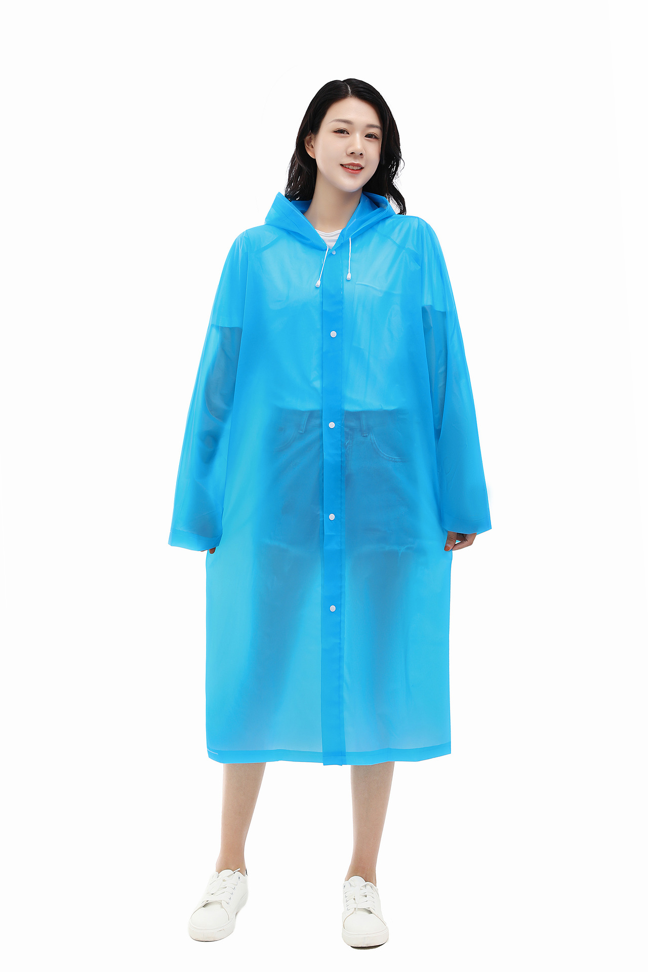 成人加厚非一次性雨衣户外旅行连体eva时尚轻便雨衣现货