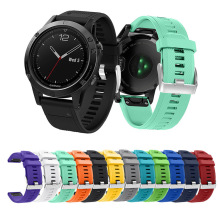 适用佳明Garmin Fenix7/6/5 plus快拆硅胶表带instinct运动款手表