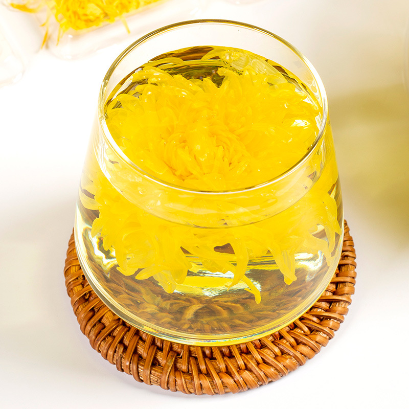 金丝皇菊一朵一杯金丝菊盒装婺源徽州大皇菊花茶袋装礼盒支持代发