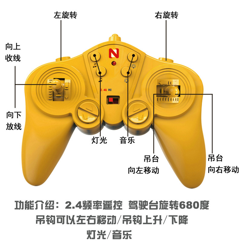 手柄是否有导购视频是货号666-27 遥控塔吊是否有动漫形象否车型品牌