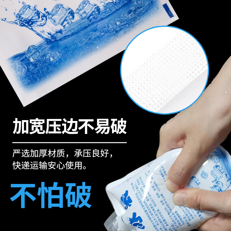 Wholesale Water Injection Ice Bug Express Transportation Disposable Fresh-Keeping Cooling Ice Pack Fresh Vegetables and Fruits Refrigerated Cooler Bag