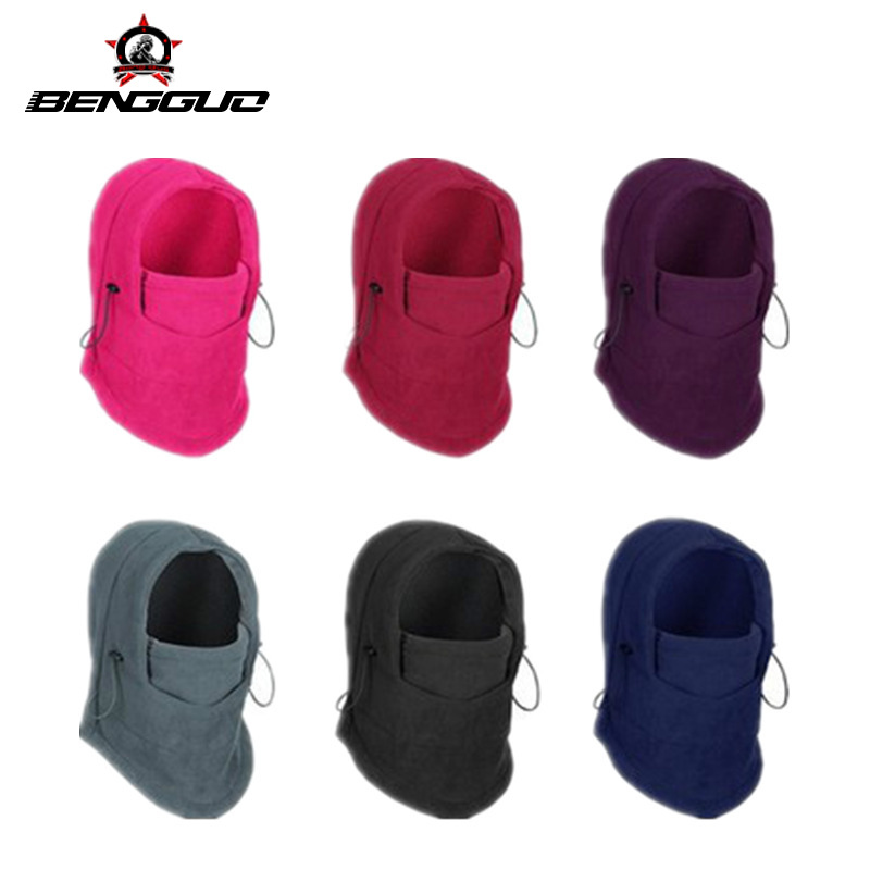 Cross-Border Winter Mask Outdoor Riding Windproof Flying Tiger Cap Fleece Beanie Thick Warm Snow Hat Mask