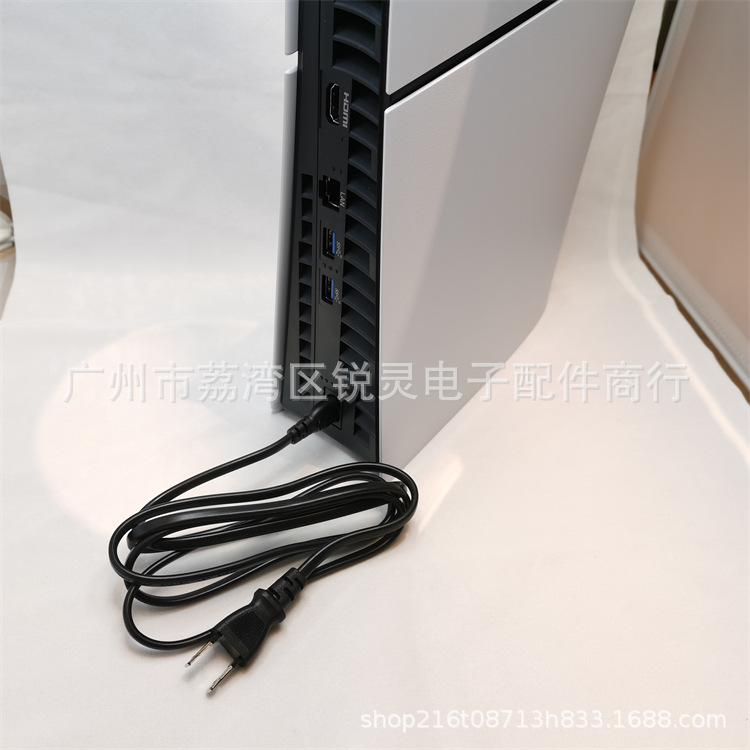 ps5slim电源线cable全新原装国行美规扁脚八字尾插ps5薄机电源线