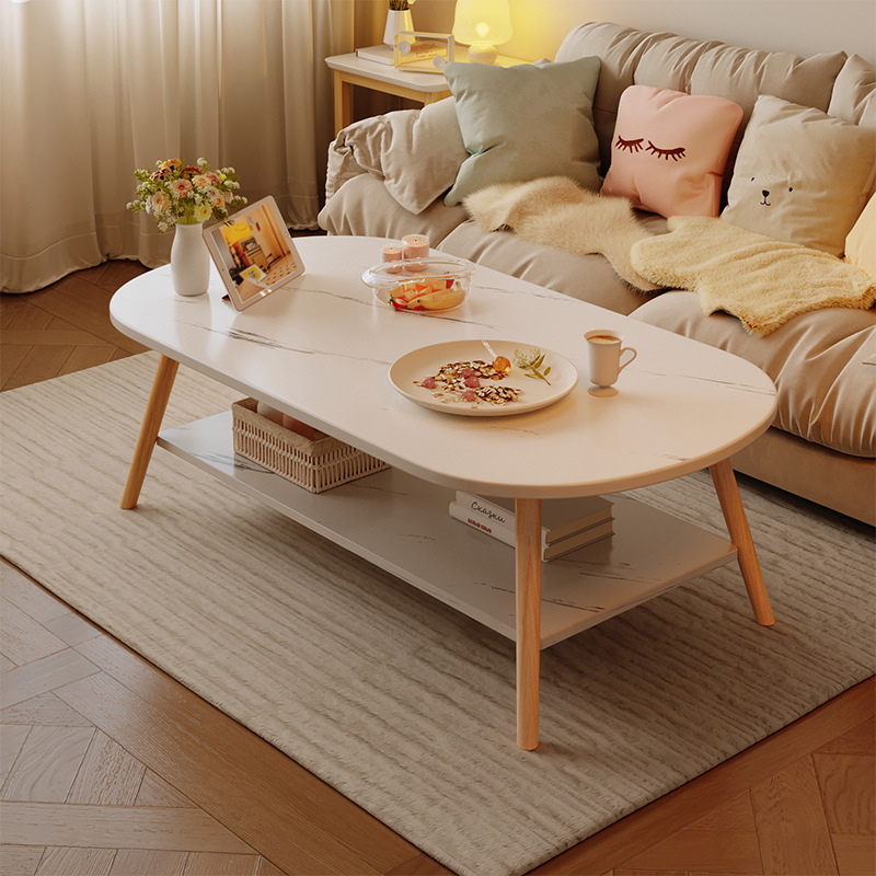 茶几简约现代小户型客厅家用卧室小桌子简易矮桌出租房用餐桌茶桌