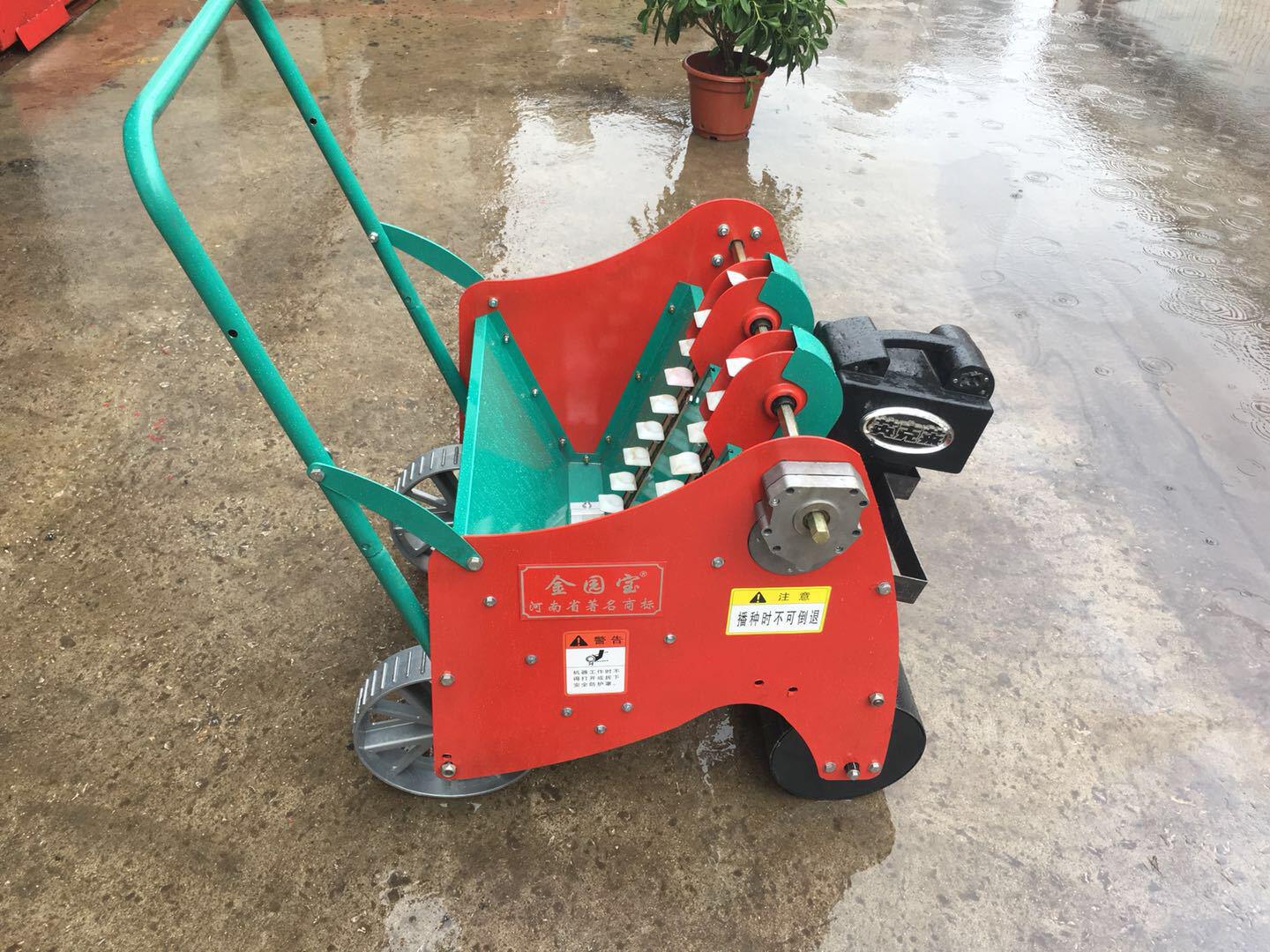 点蒜机蒜种植播种机手推电瓶大蒜机多行电动蒜机大蒜点播机