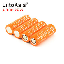LiitoKala Lii-40E平头/加镍片 3.2V 26700 4000mah磷酸铁锂电池