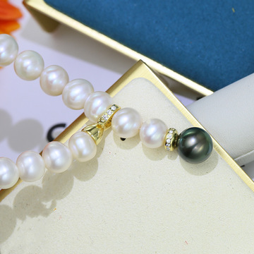 diy配件 s925纯银珍珠项链扣 时尚个性毛衣链夹扣串珠链接扣手工