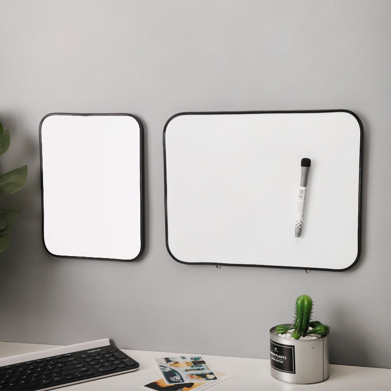 磁吸黑板白板写字板支架式磁性家用软边童双面可擦桌面迷你记事板