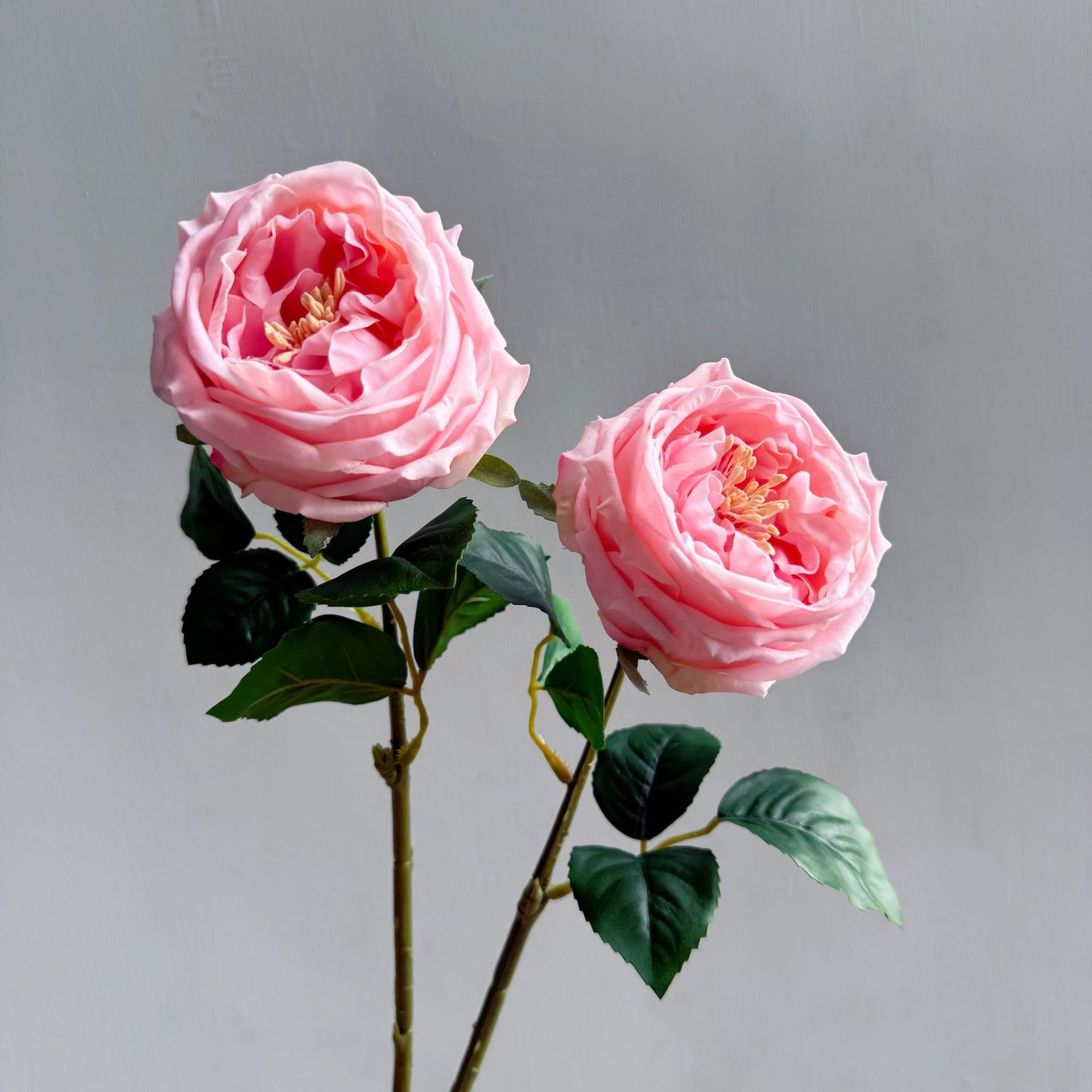 手感保湿奥斯汀玫瑰花假花束餐桌装饰花绢花多头婚庆客厅摆件假花