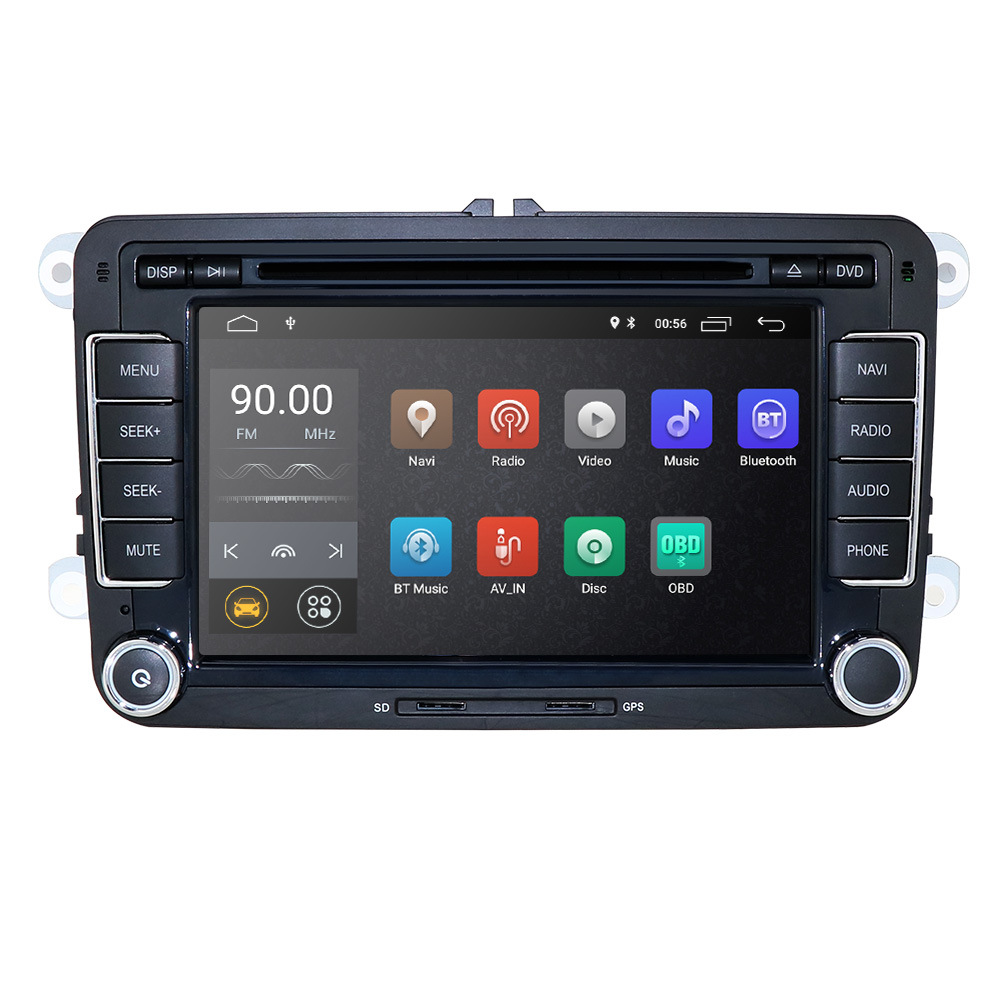 Applicable to Volkswagen Car Central Control 7-Inch Universal Car Navigation Reversing Image DVD Car GPS All-in-One Machine 2+16