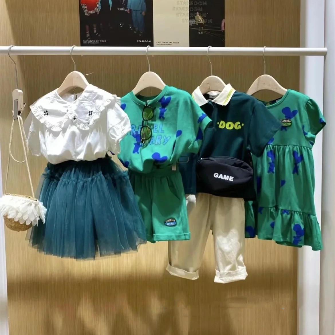 江南布衣儿童套装尾货打包走份清仓 实体店地摊直播品牌童装货源