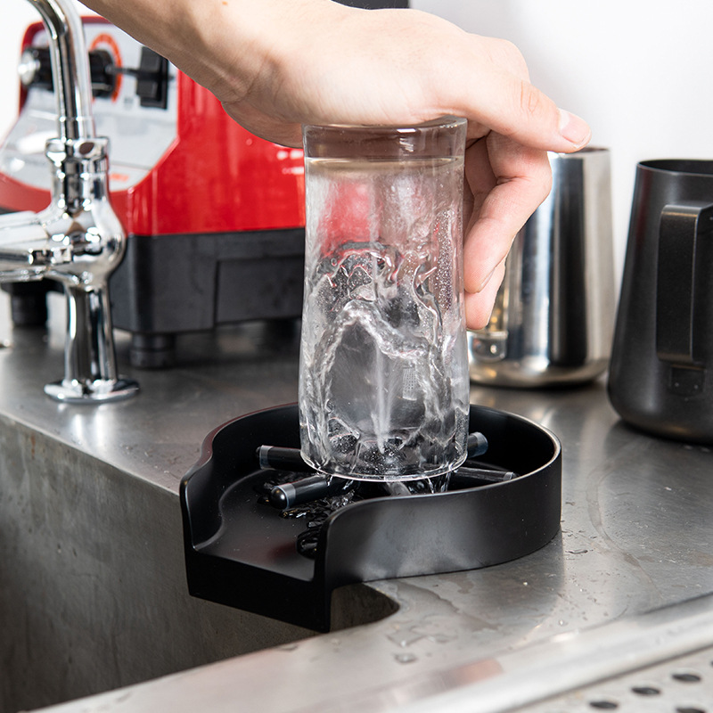 水吧台咖啡厅洗缸器拉花杯酒杯冲洗器冰沙缸榨汁机高压自动洗杯机