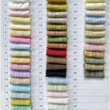 提花双条纹衬衫连衣裙棉料新款女装透气雪纺时装棉料涤纶人棉面料